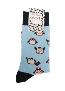 Happy Damensocken Pinguine