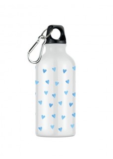 Sport-Trinkflasche Blaue Herzen