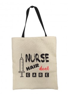 Einkaufstasche Nurse Hair Don't Care