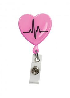 Ausweis Jojo Herz EKG Rosa