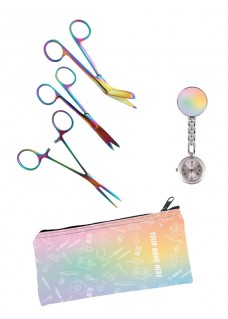 Set Persönliche Ausrüstung Pastel Regenbogen