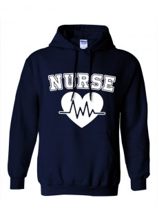 Gildan Hoodie Nurse EKG