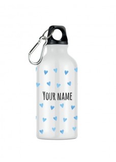 Sport-Trinkflasche Blaue Herzen