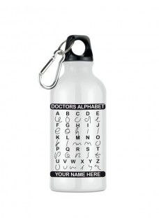 Trinkflasche Doctors Alphabet