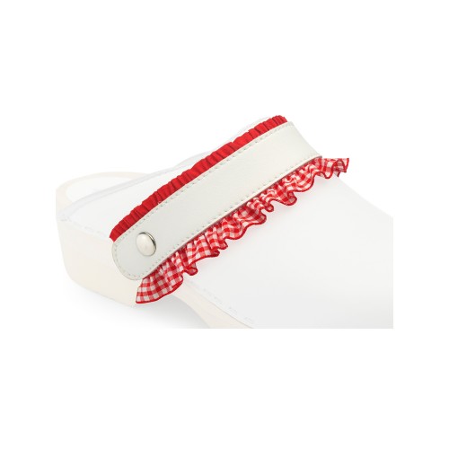 Click Straps Red Frill